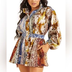 GUESS ECO AMIAH ROMPER FROM MOA - RARE FIND SIZE M NWT